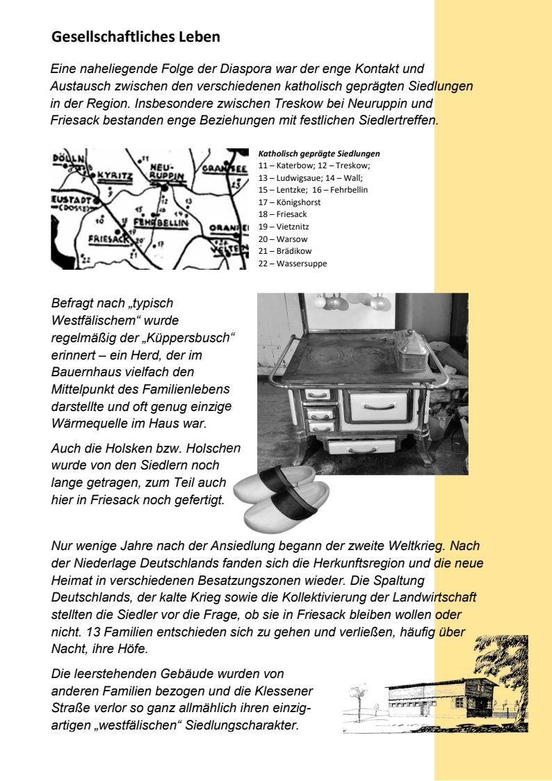 Gesellschaftliches Leben - bitte anklicken!